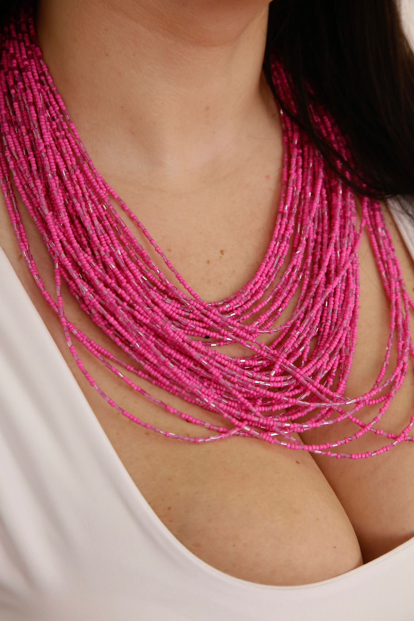 COLLANA RITA FUCSIA