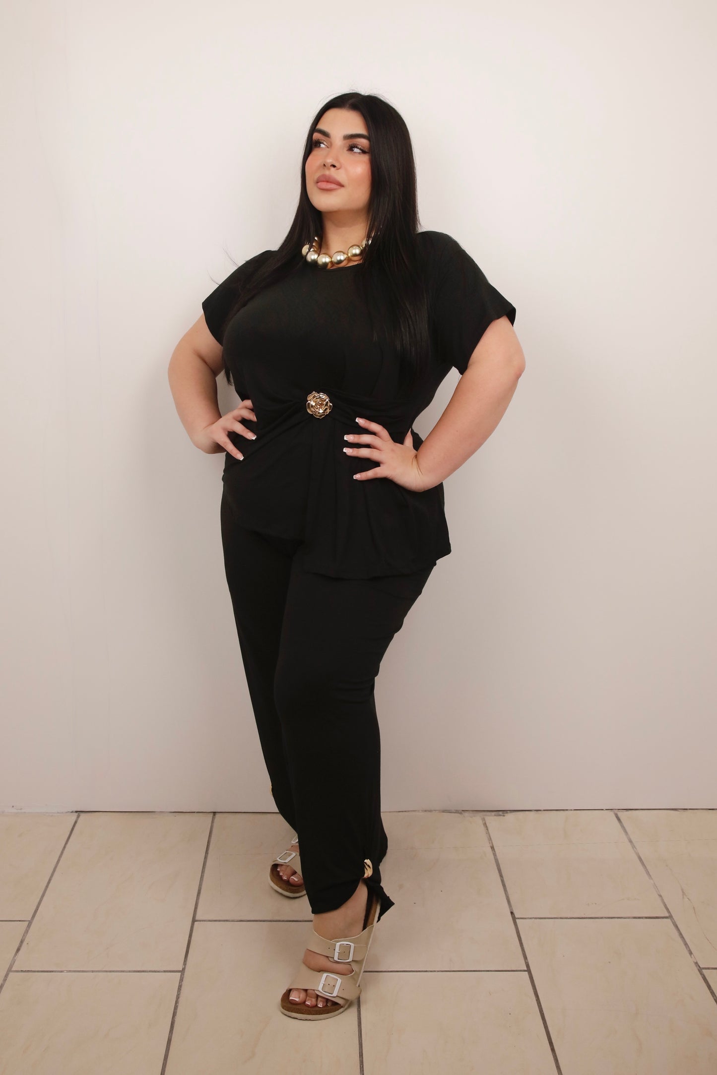 COORDINATO YASMINE NERO