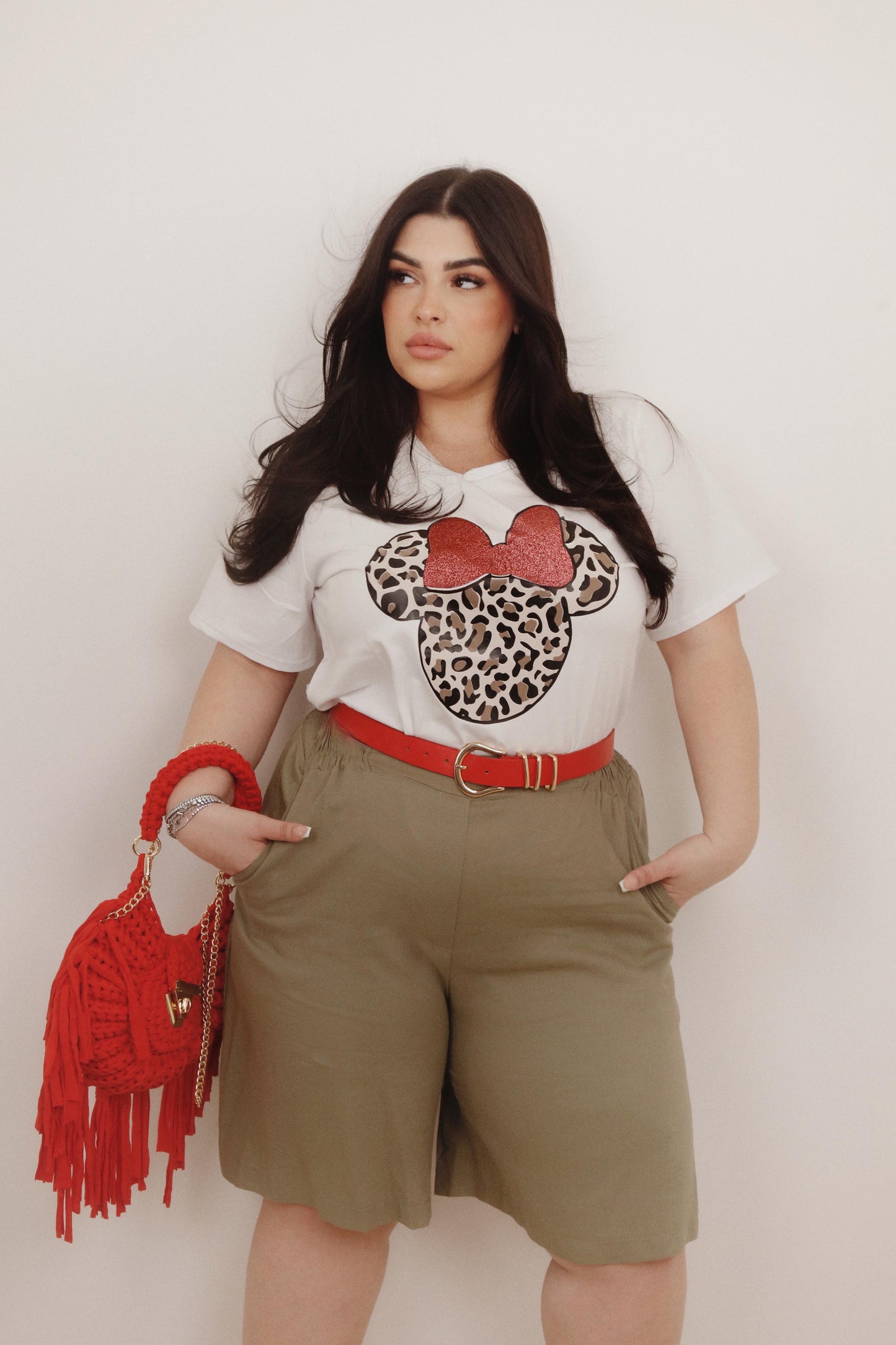 T-SHIRT MINNIE ROSSA