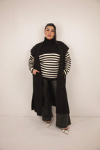 PULLOVER RIGA     nero/panna