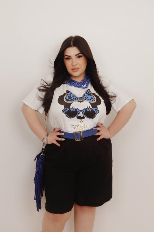 T-SHIRT MINNIE BLU