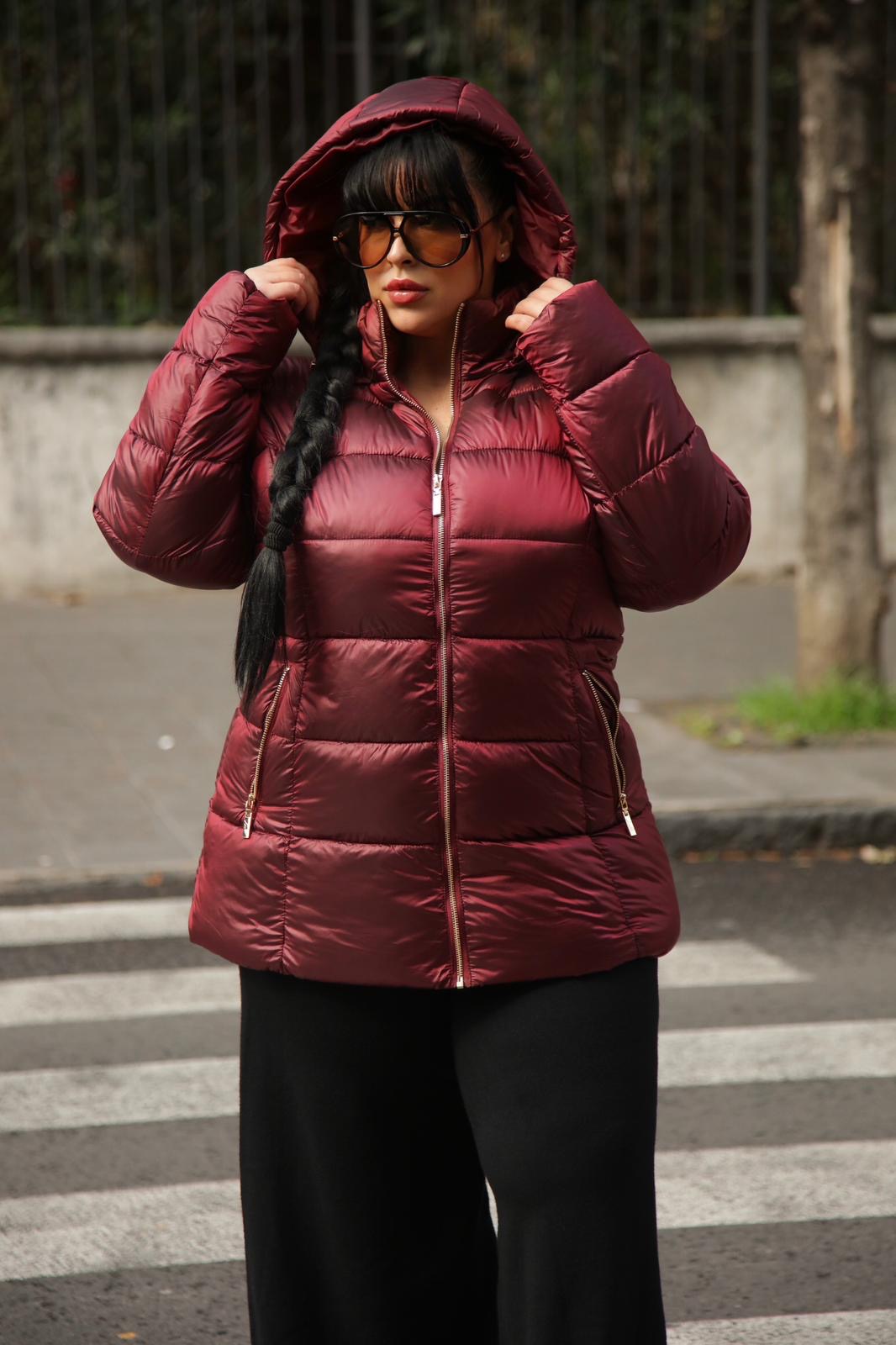 Piumino Lizalú  bordeaux