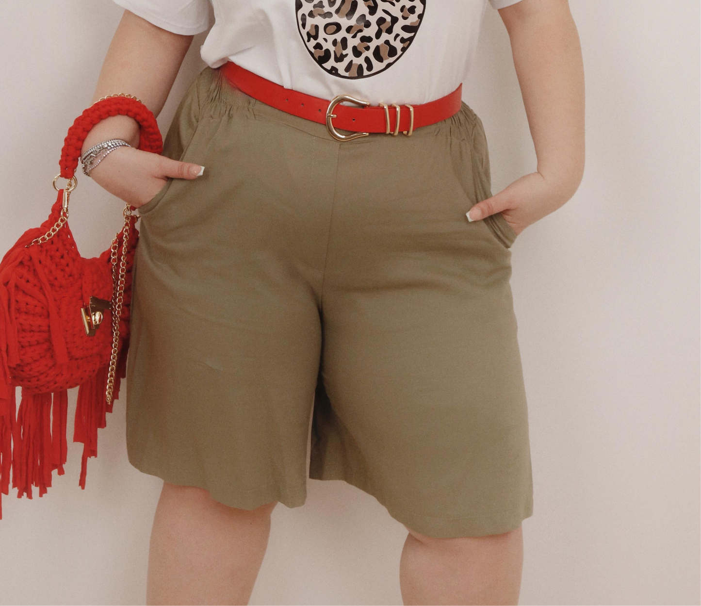 BERMUDA CAPRI VERDE MILITARE
