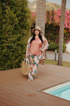 KIMONO FLOWER ROSA