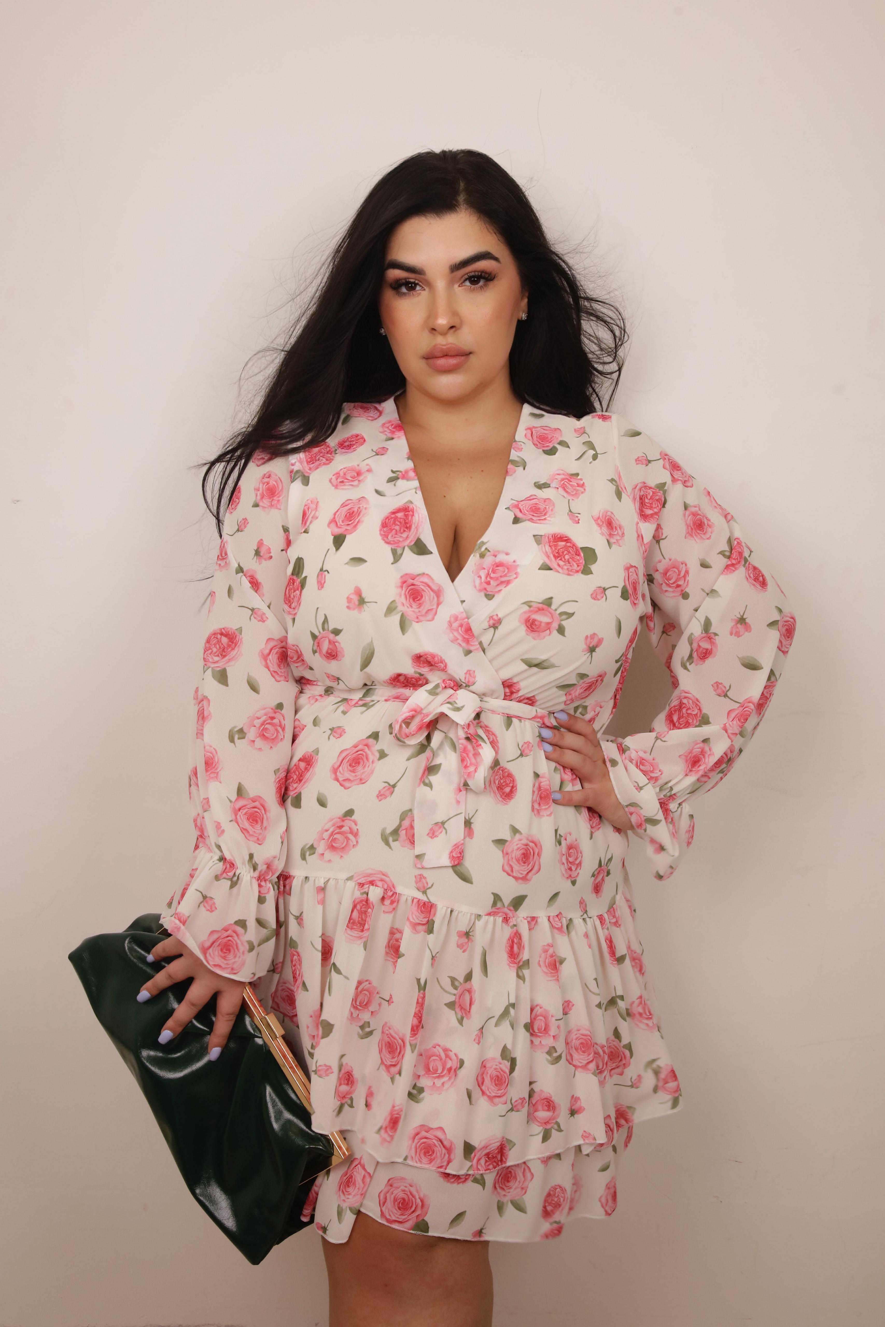 ABITO FIORE ROSA