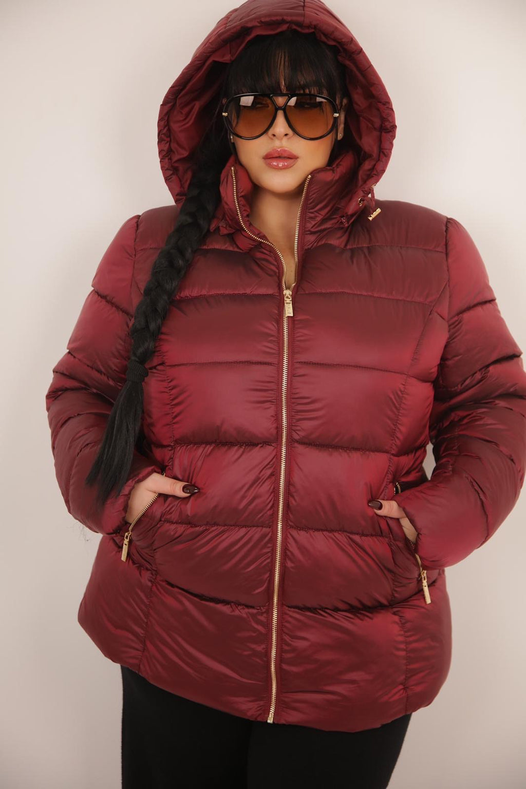 Piumino Lizalú  bordeaux