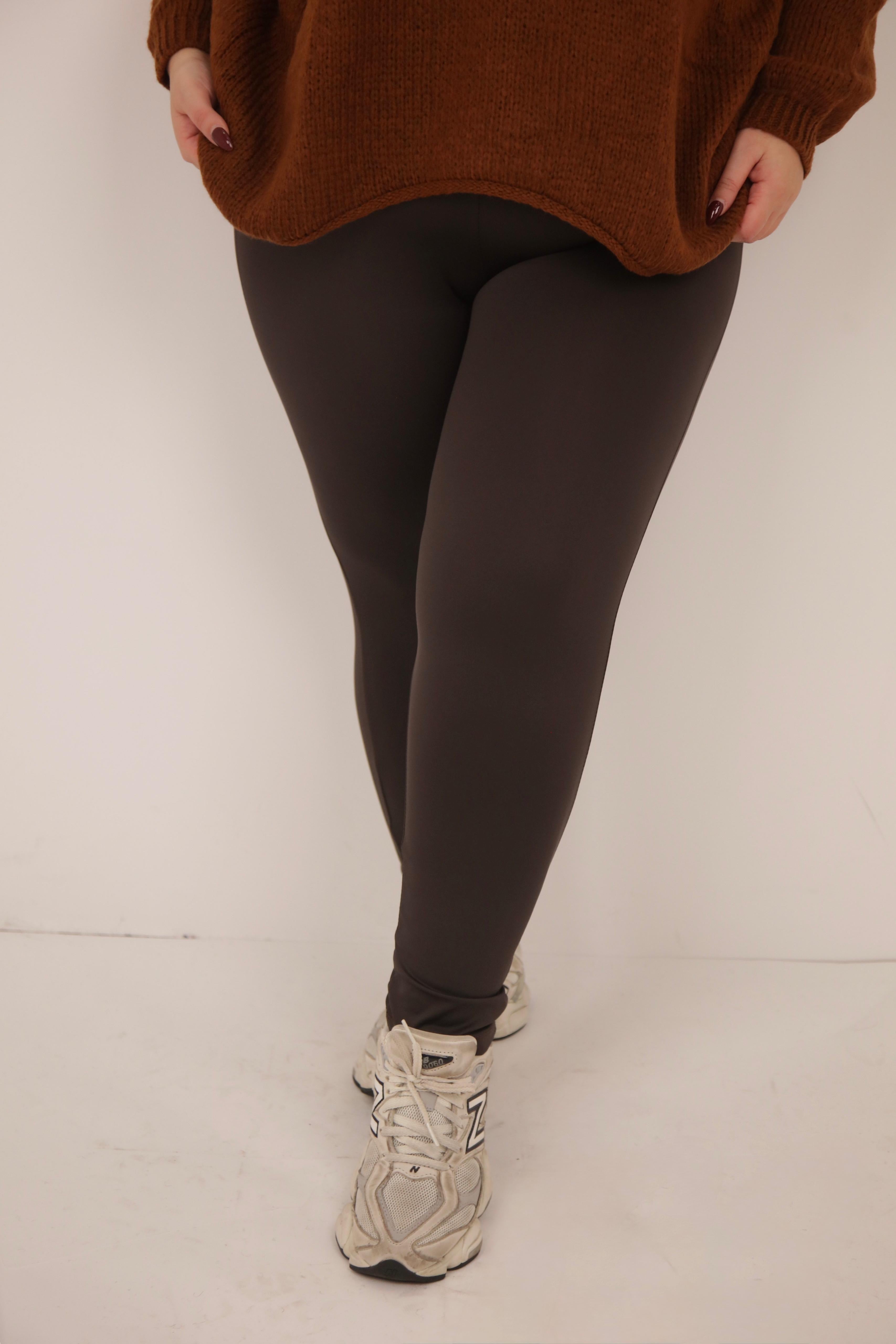 LEGGINS GINEVRA MARRONE