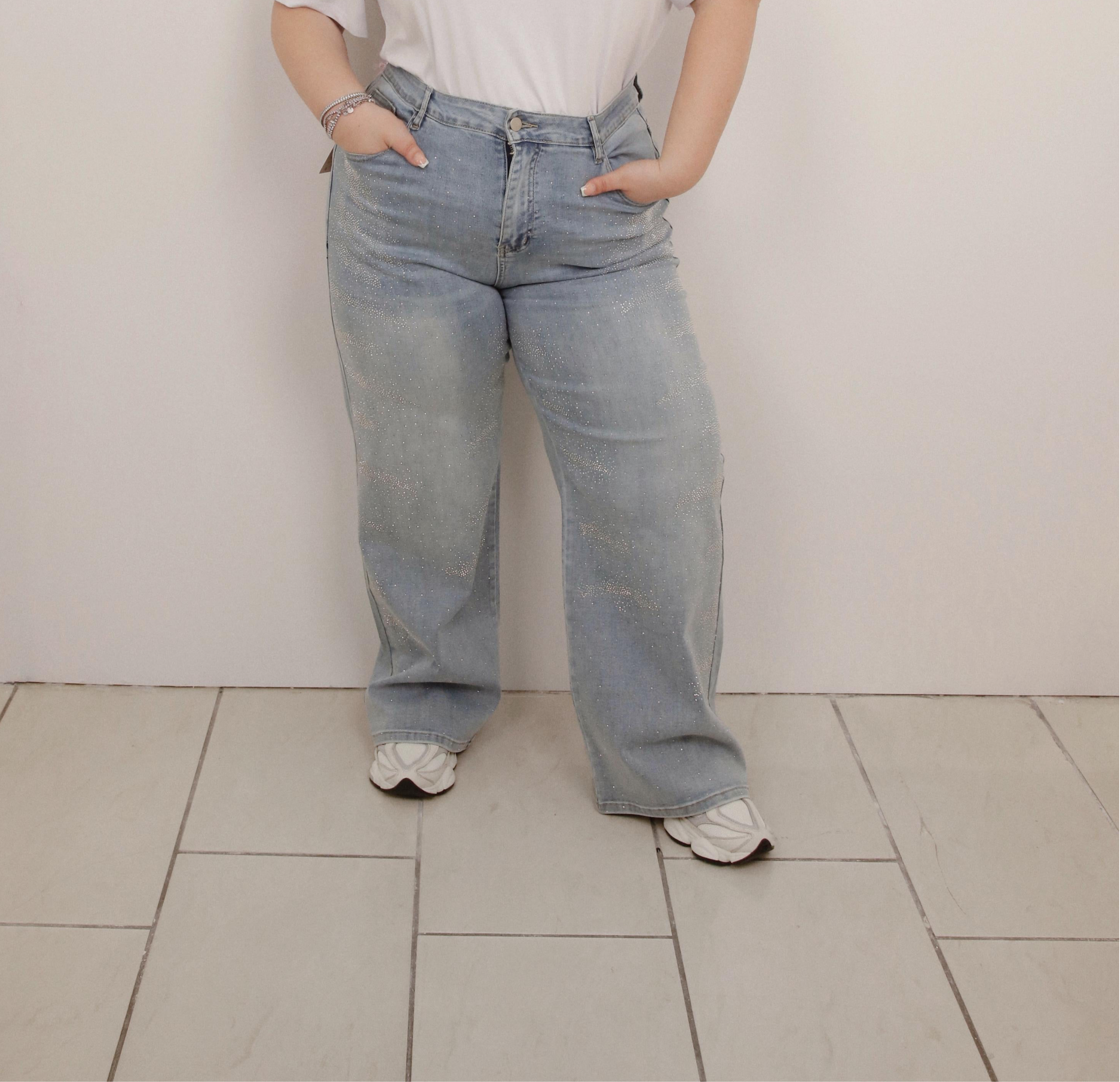 JEANS BRILLANTINATO GLORIA