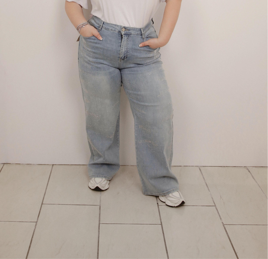 JEANS BRILLANTINATO GLORIA