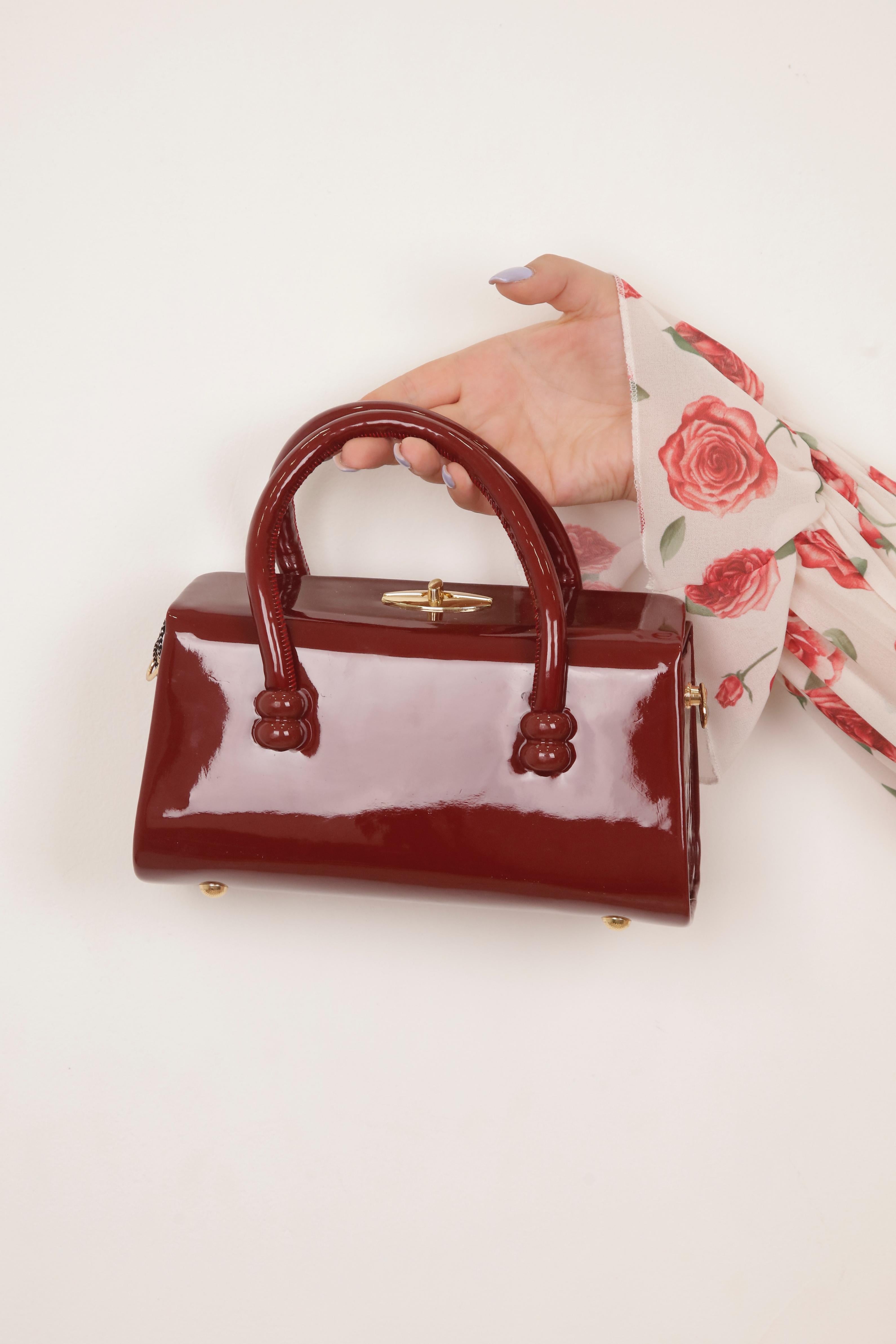 BORSA VIRGINIA bordeaux