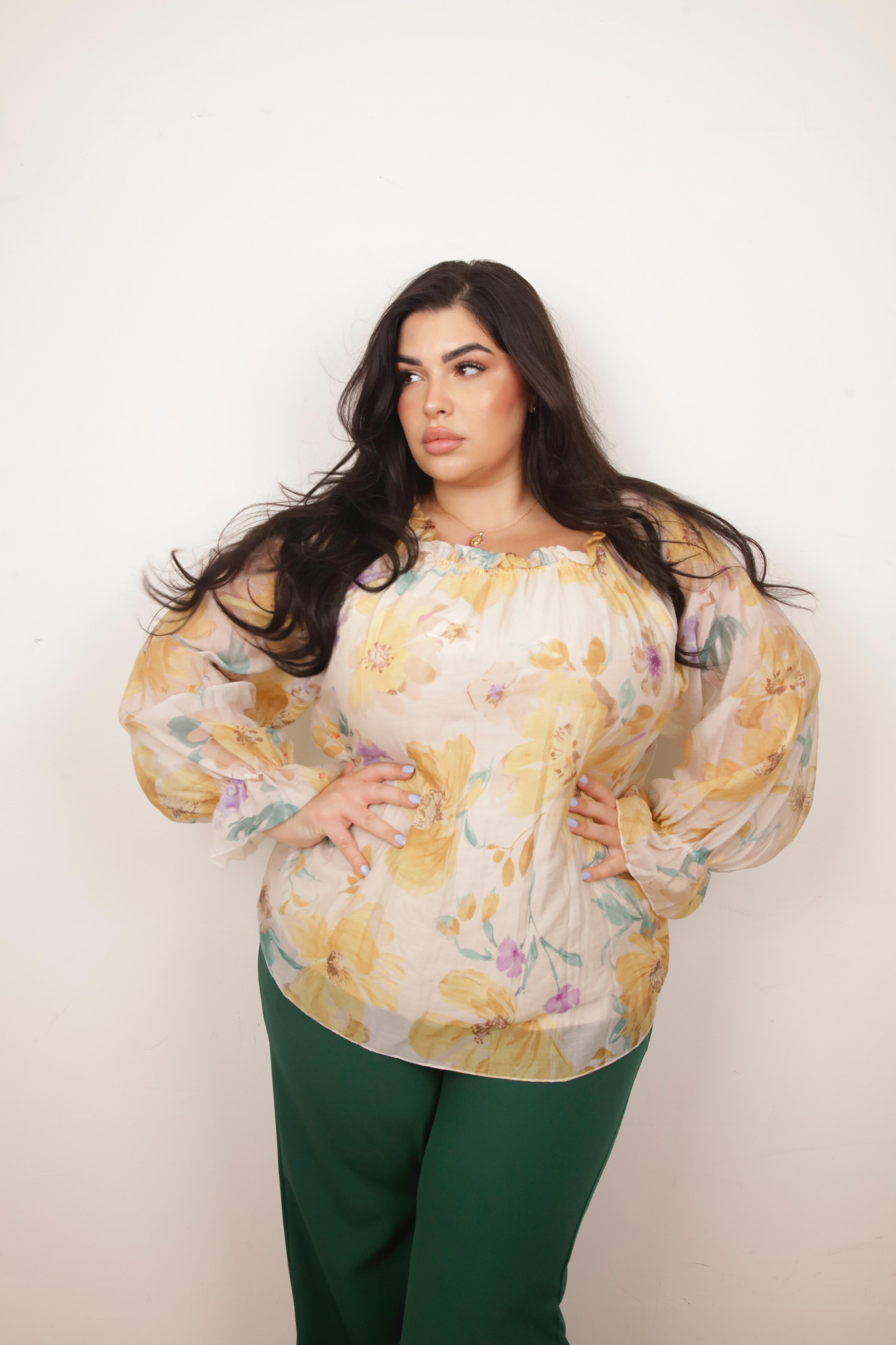 BLUSA GINEVRA GIALLA