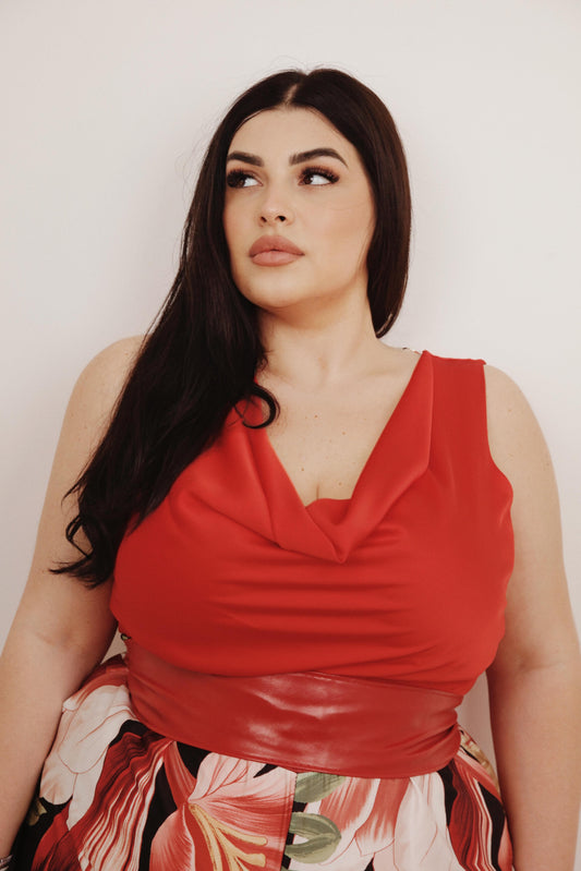 MAGLIA SANDY ROSSA
