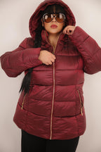 Piumino Lizalú  bordeaux