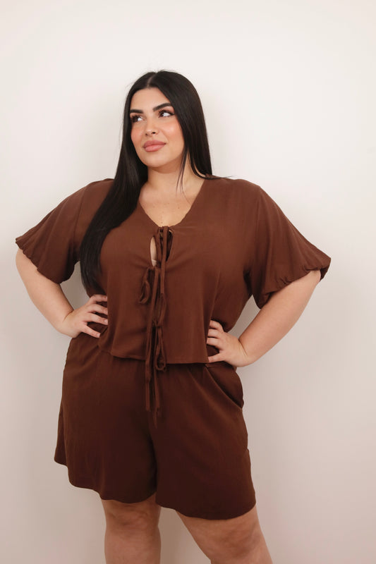 COORDINATO SERENA    MARRONE