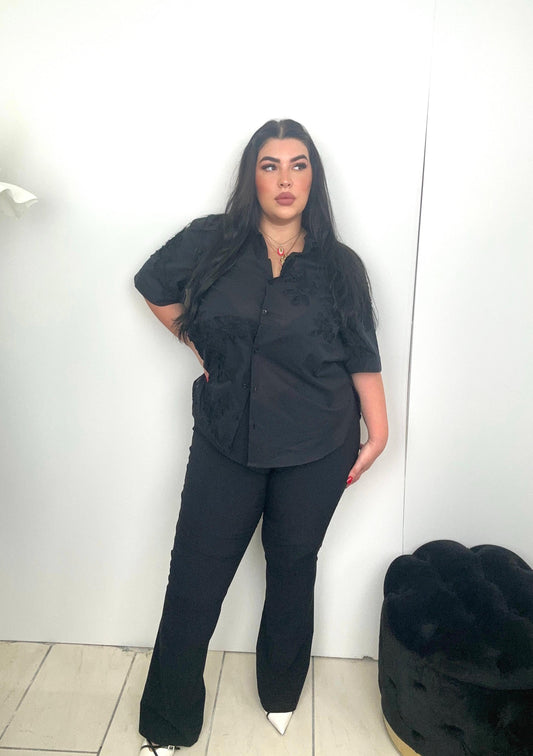 PANTALONI MIRÀ            Nero