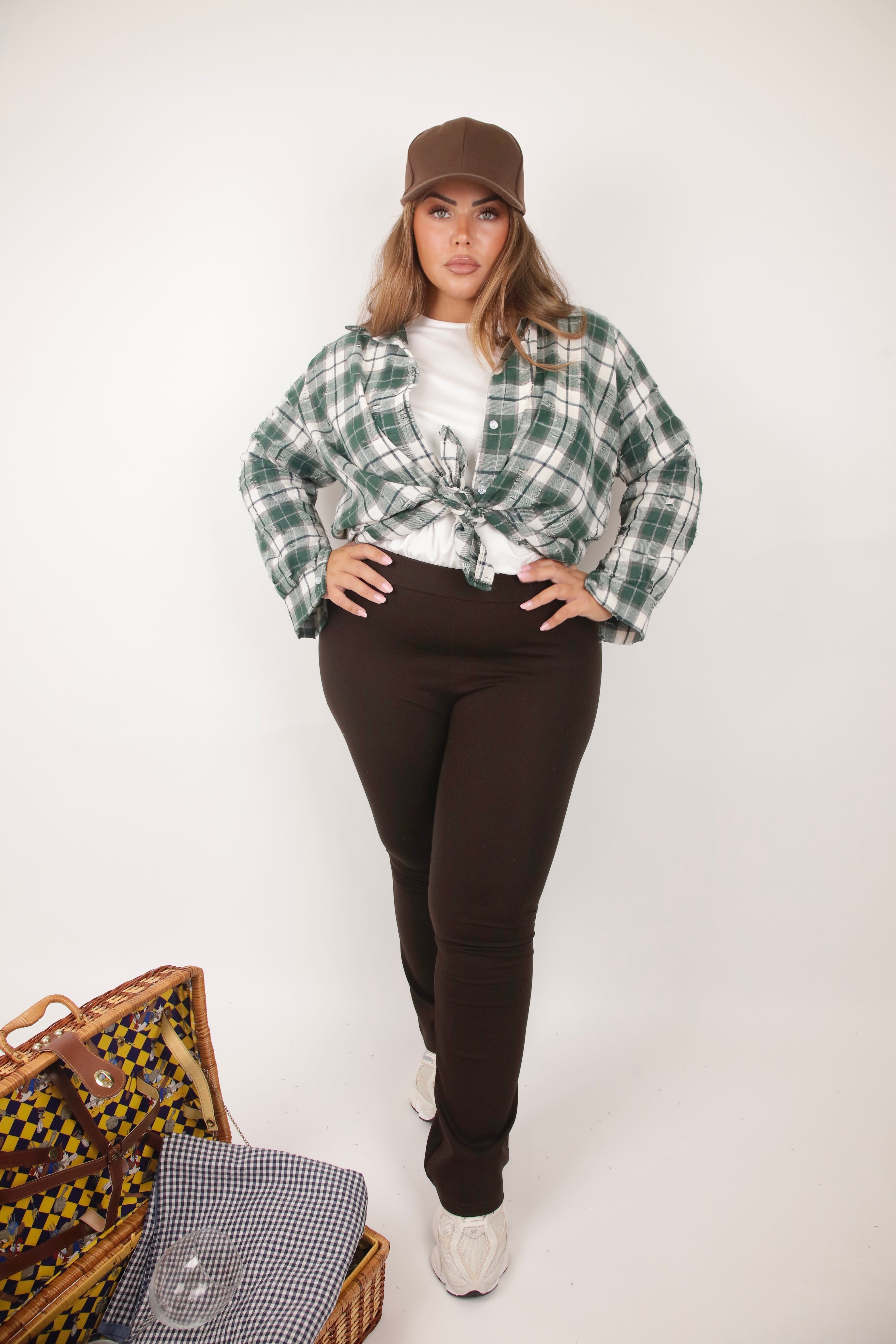 PANTALONI NOENI marrone
