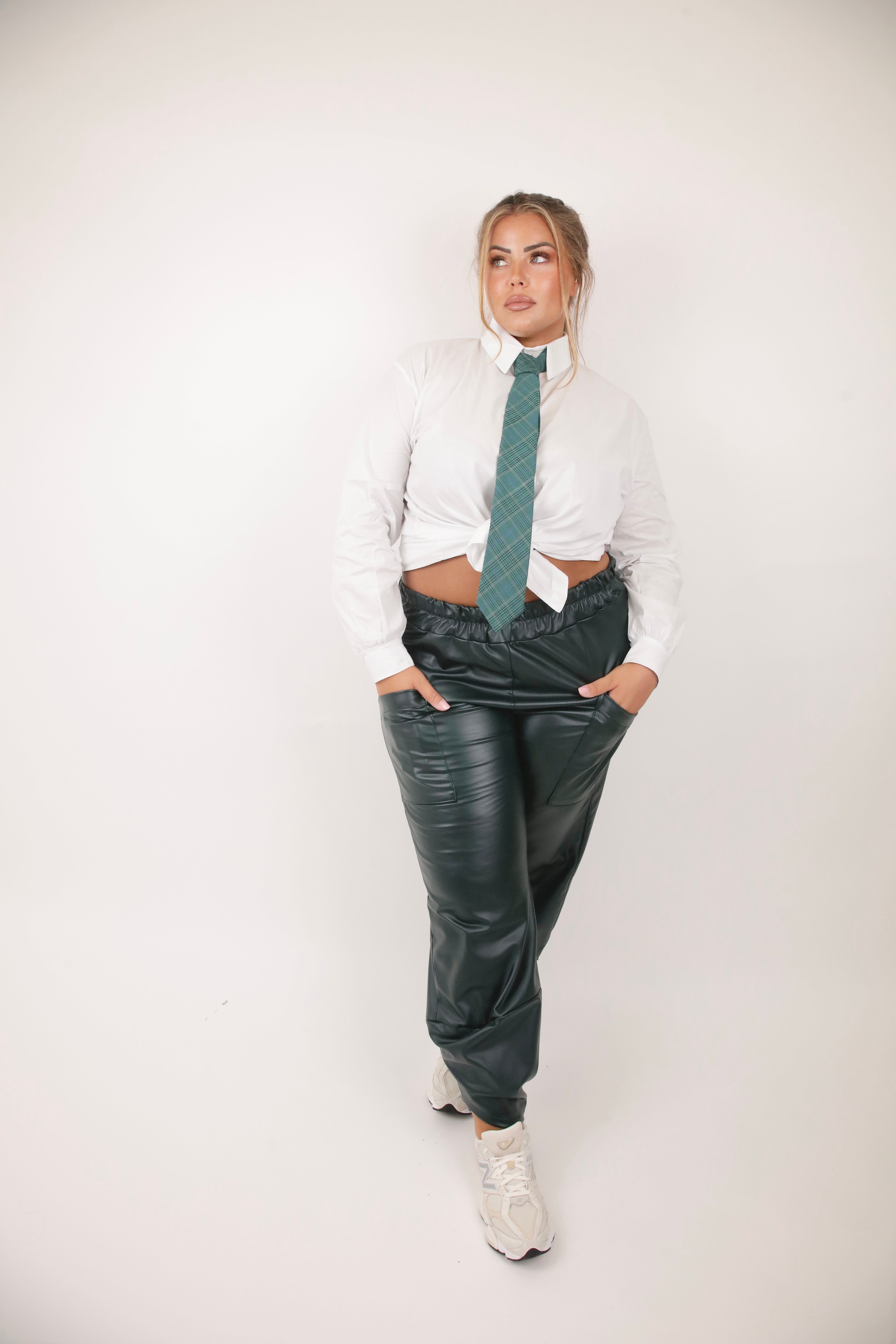 PANTALONI CINZIA VERDE